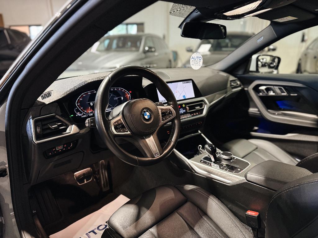 BMW 220i Coupé M-Sport Brooklyn Grey - Garantie, Auto's, Automaat, Achterwielaandrijving, 2 Reeks, Leder