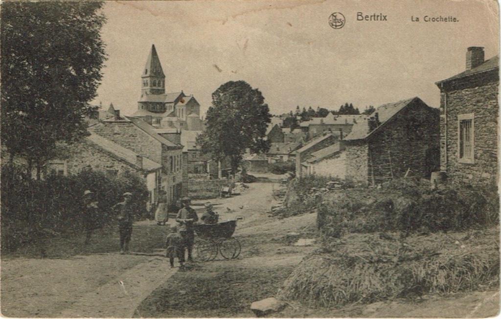 Carte postale ancienne Bertrix La Crochette, Envoi, Non affranchie, Luxembourg