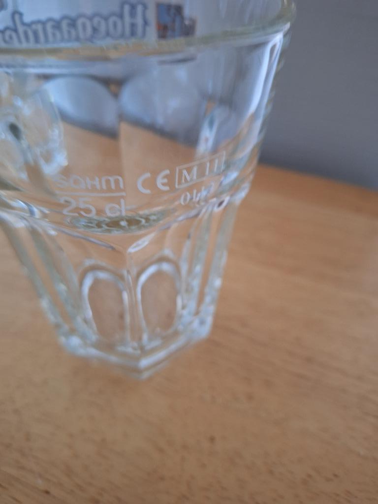 VERRES À BIÈRE « HOEGAARDEN », Enlèvement ou Envoi, Neuf, Verre ou Verres, Autres marques