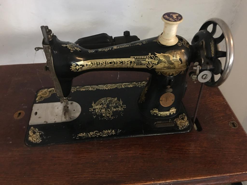 naaimachine singer vintage, Antiek en Kunst, Ophalen