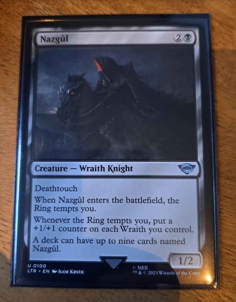 magic the gathering - lord of the rings - nazgul (ruil), Enlèvement ou Envoi, Neuf, Cartes en vrac