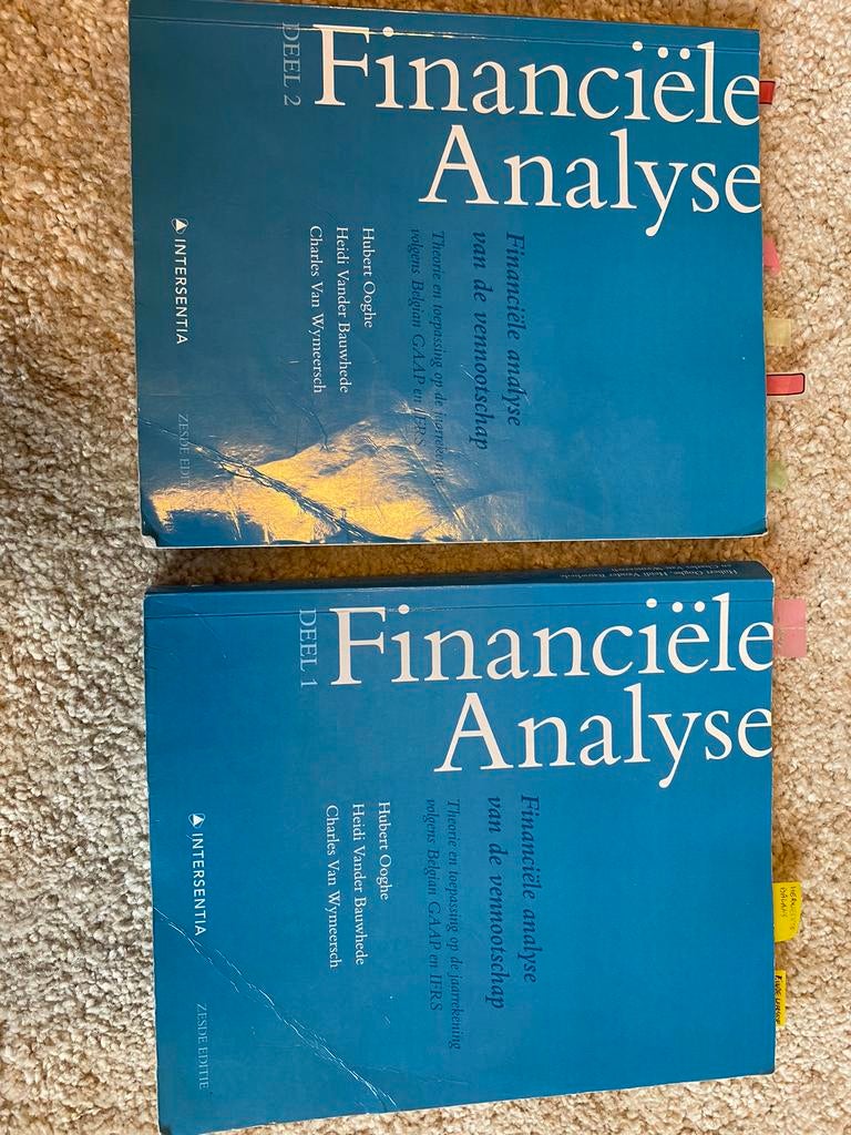 Financiële analyse van de vennootschap (zesde editie) (2 del, Enlèvement ou Envoi, Hubert Ooghe; Heidi Vander Bauwhede