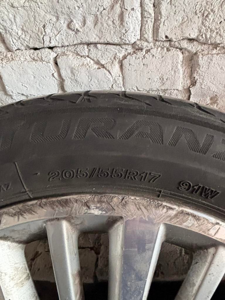 Jantes et pneus BMW 205/55R17, Bedrijf, Te koop