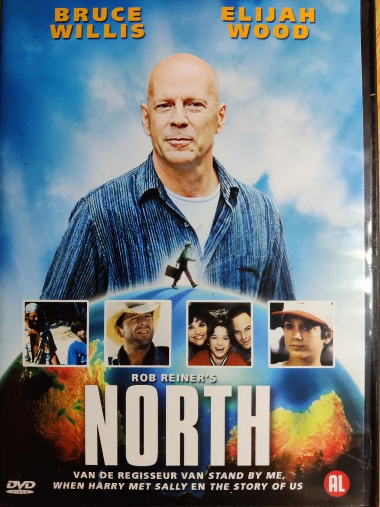 North (1994) (Bruce Willis, Elijah Wood) Zeldzaam! DVD, Ophalen of Verzenden