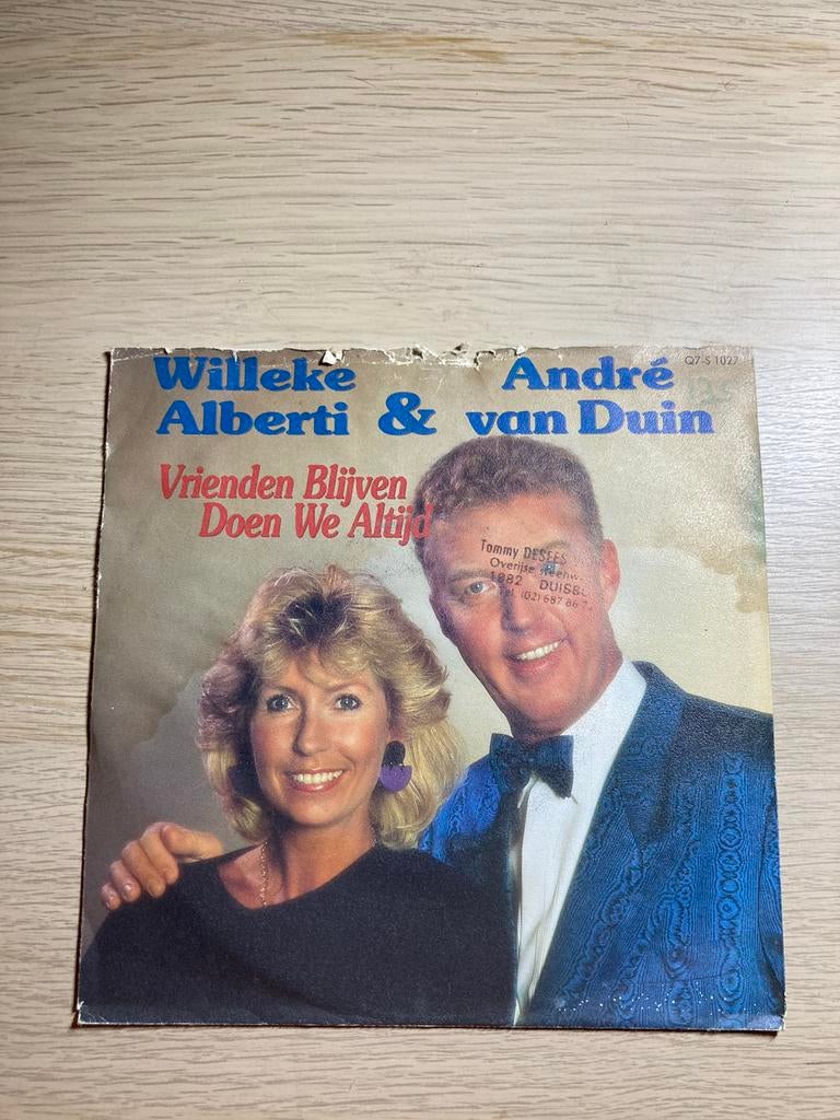 Willeke alberti & andre van duin, Enlèvement, Comme neuf