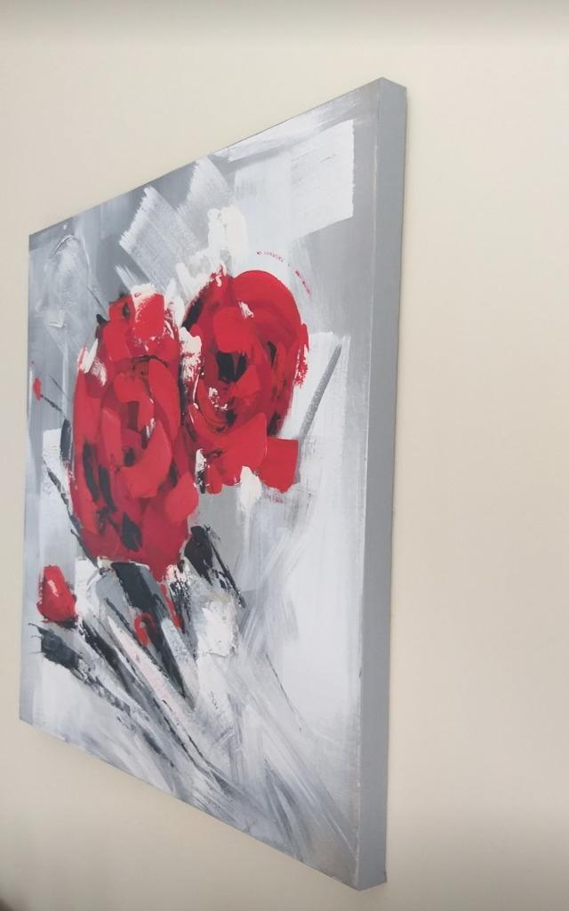 Grand cadre 80×80 cm, Ophalen, Zo goed als nieuw, 75 tot 100 cm, 75 cm of meer