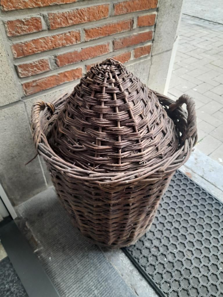 Stevige korf van damme jeanne, Antiek en Kunst, Ophalen