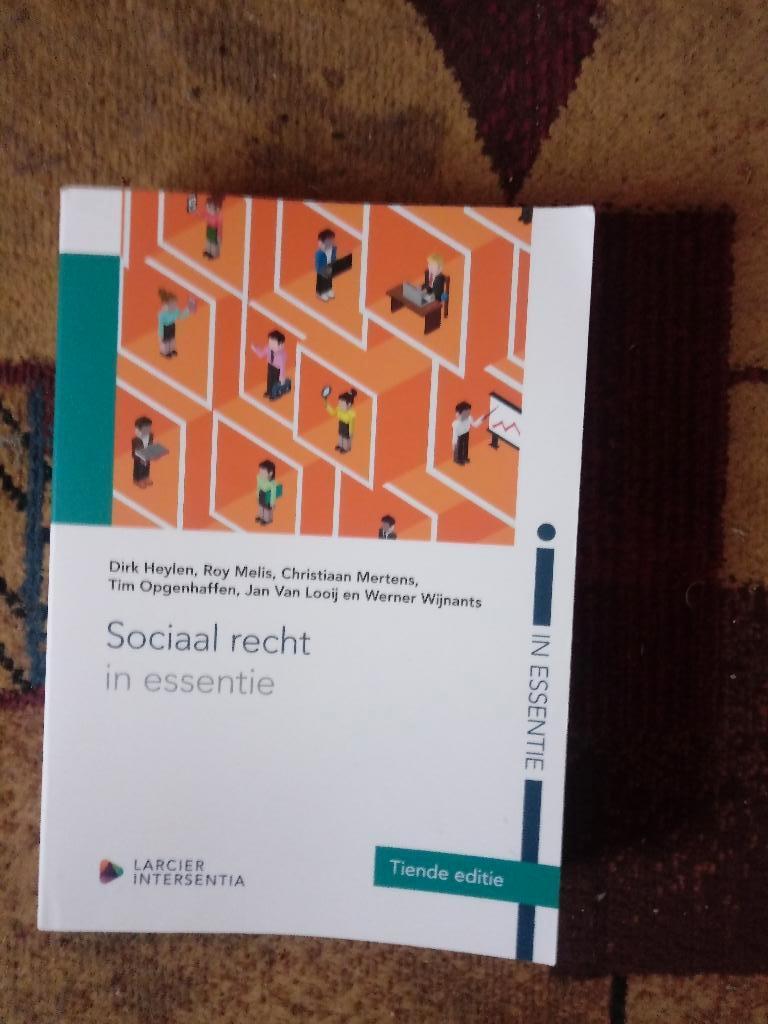 Sociaal recht in essentie tiende editie, Boeken, Verzenden, Hoger Onderwijs, Nieuw, Larcier intersentia