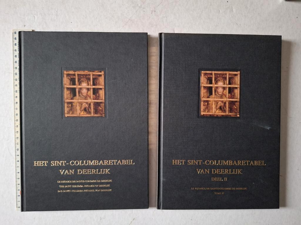 Zeldzame boeken "Het Sint-Columbiaretabel van Deerlijk", Ophalen of Verzenden, Gelezen