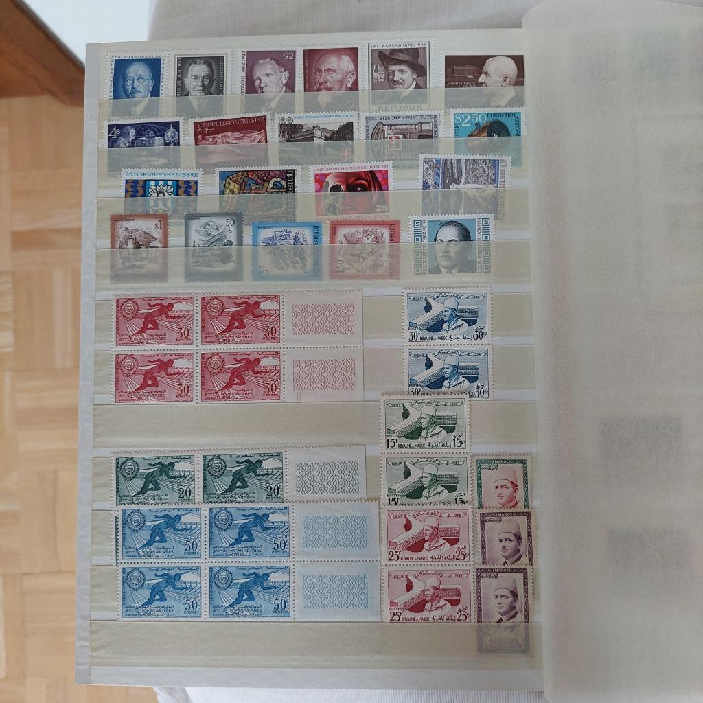 postzegels, Ophalen