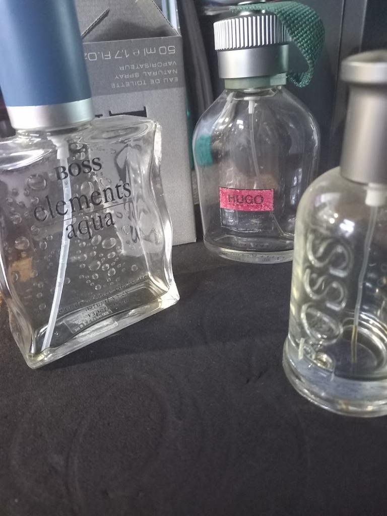 Lege HUGO BOSS parfumflesjes, Ophalen of Verzenden, Zo goed als nieuw, Parfumfles