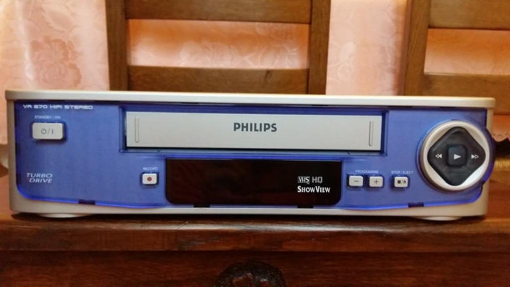 Magnétoscope PAL VHS Philips, Enlèvement, Comme neuf, Lecteur ou enregistreur VHS