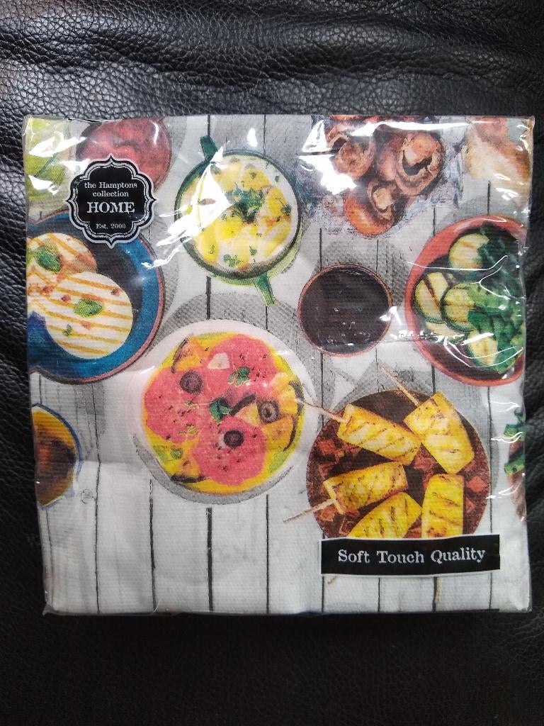 Grandes serviettes carrées en papier - NOUVEAU, Maison & Meubles, Cuisine | Linge de cuisine, Enlèvement, Neuf, Autres couleurs
