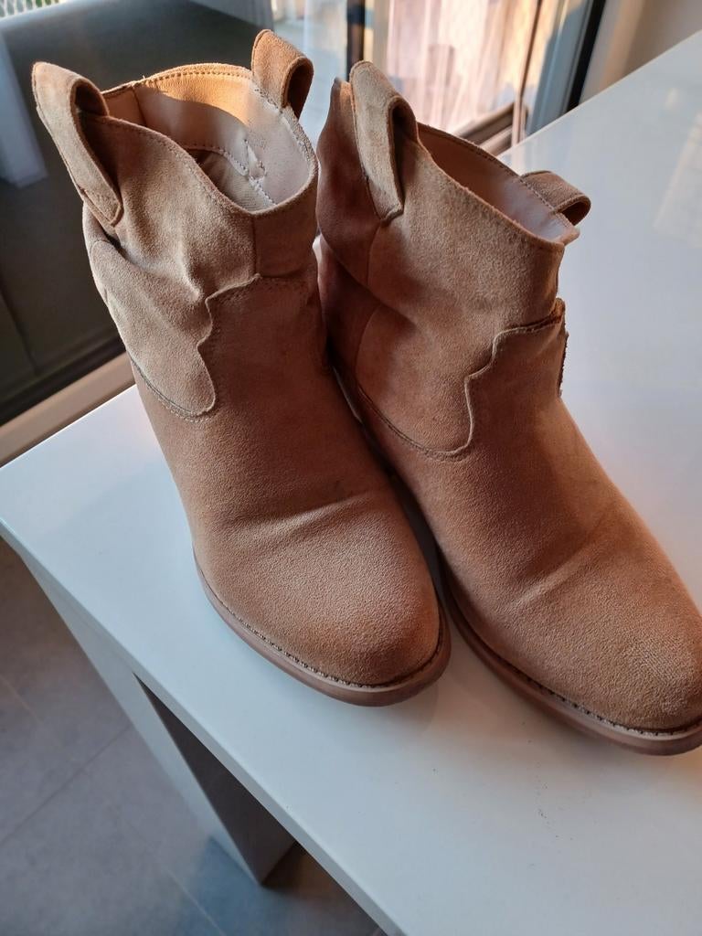 Jolies bottines taille 39, Enlèvement ou Envoi, Comme neuf, Beige