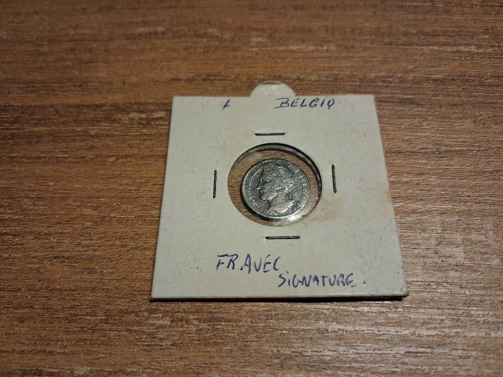 1/4 franc 1834 Belgie Belgique zilver, Zilver, Ophalen of Verzenden, Losse munt, Zilver