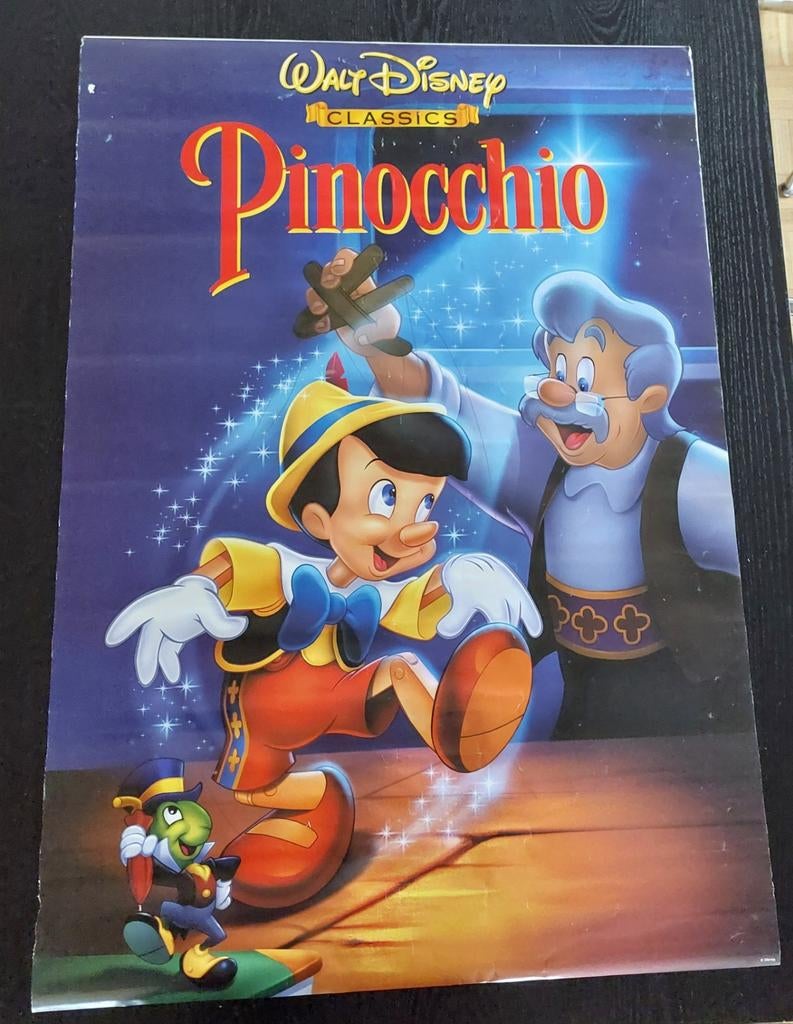 Affiche du film Pinocchio 100 x 70 cm, Enlèvement ou Envoi