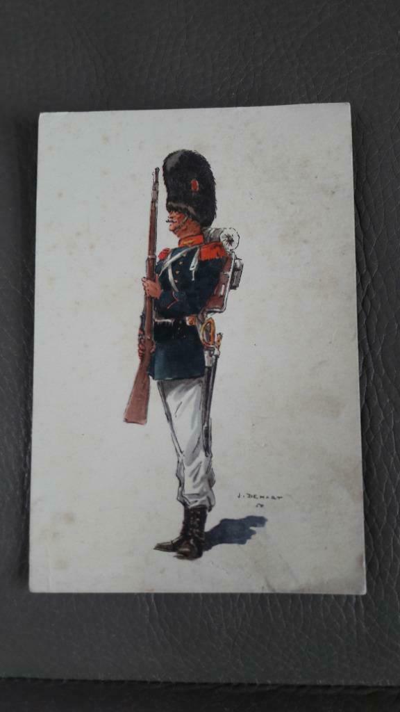 CP costumes militaires belges Grenadiers tenue de campagne, Ophalen of Verzenden, Ongelopen, Politiek en Historie