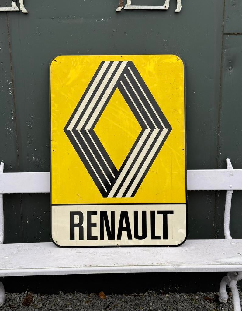 Renault reclamebord, Ophalen, Reclamebord