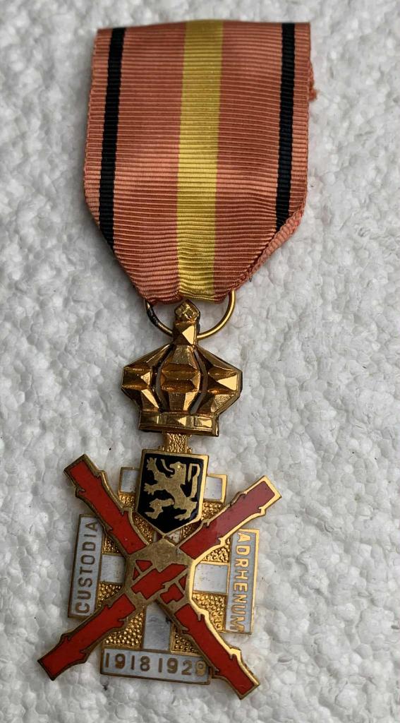 Medaille, Herinneringsmedaille Oude Rijnwacht 1918-1929 WOI, Verzamelen, Ophalen of Verzenden, Landmacht, Lintje, Medaille of Wings