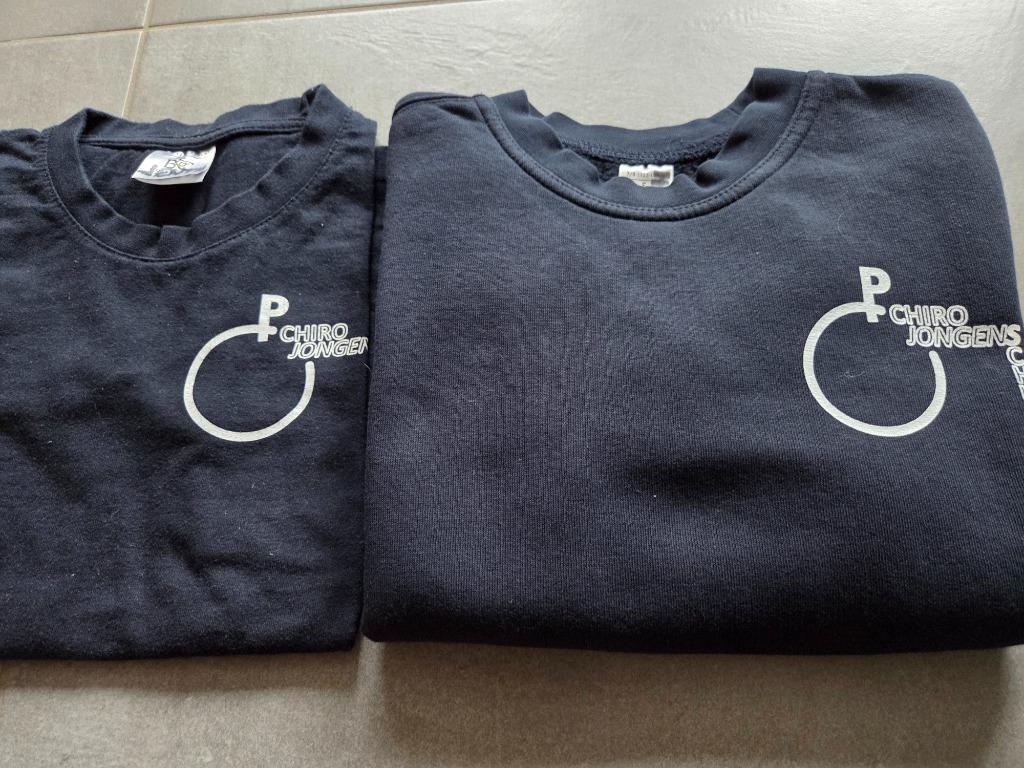 Sweater en Tshirt chiro schulen, Ophalen, Gebruikt, Jongen, Shirt of Longsleeve