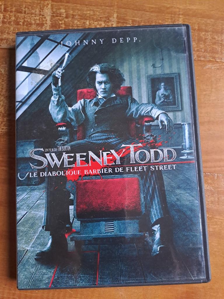 Sweeney Todd - Tim Burton - Johnny Depp, Cd's en Dvd's, Dvd's | Thrillers en Misdaad, Gebruikt, Overige genres, Ophalen of Verzenden