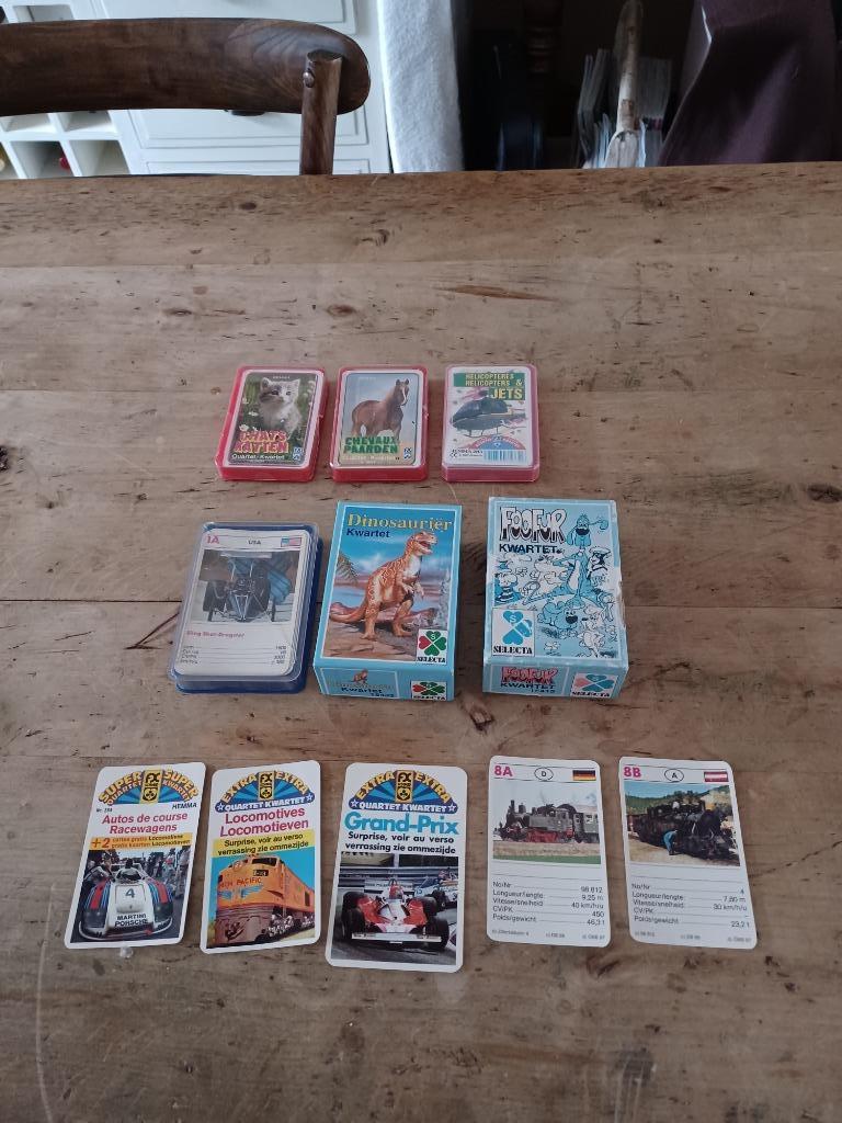 Kwartetspelletjes vanaf 3 euro, Ophalen of Verzenden