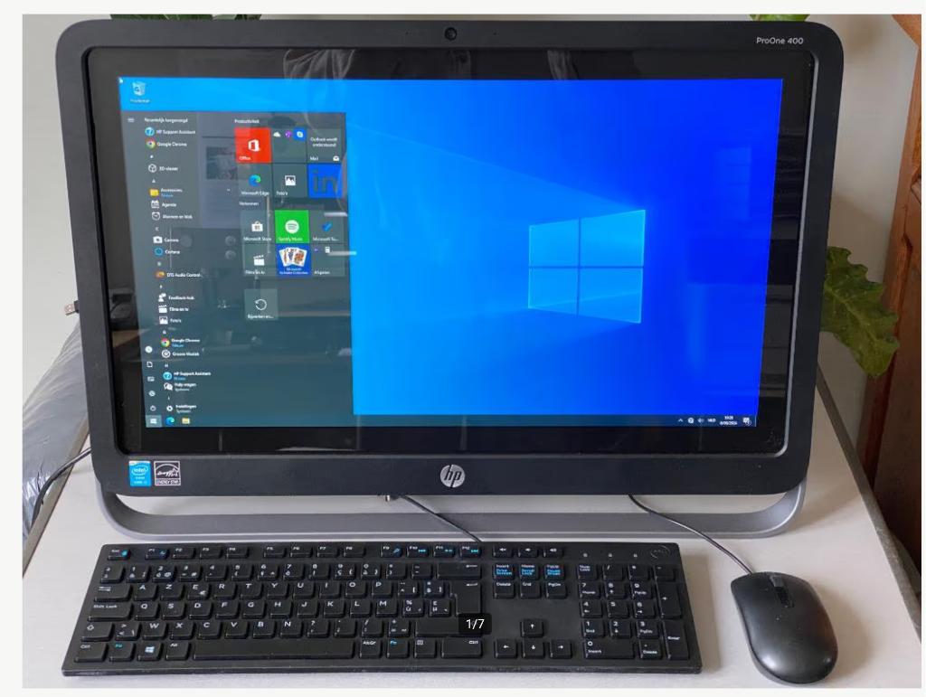 computer HP pro 400 all in one ( all-in-one ) dell apple, Computers en Software, Ophalen of Verzenden, Azerty, SSD