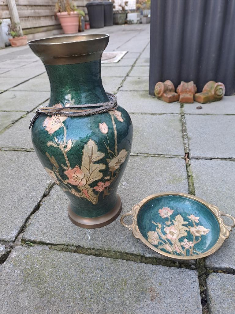 abtieke vaas, Ophalen, Zo goed als nieuw, Groen, Overige materialen