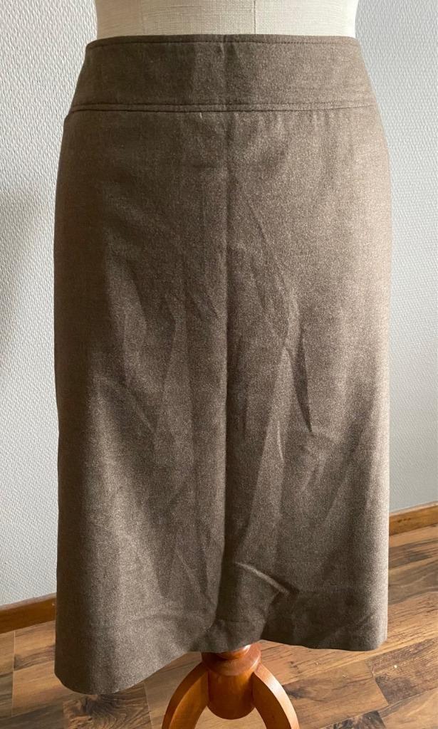 Lichtbruine rok Devernois maat 46, Kleding | Dames, Bruin, Verzenden, Maat 46/48 (XL) of groter, Zo goed als nieuw