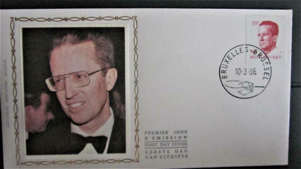 FDC OP ZIJDE- NR. 2203 - KONING BOUDEWIJN, Enlèvement ou Envoi, Affranchi, Dynastie