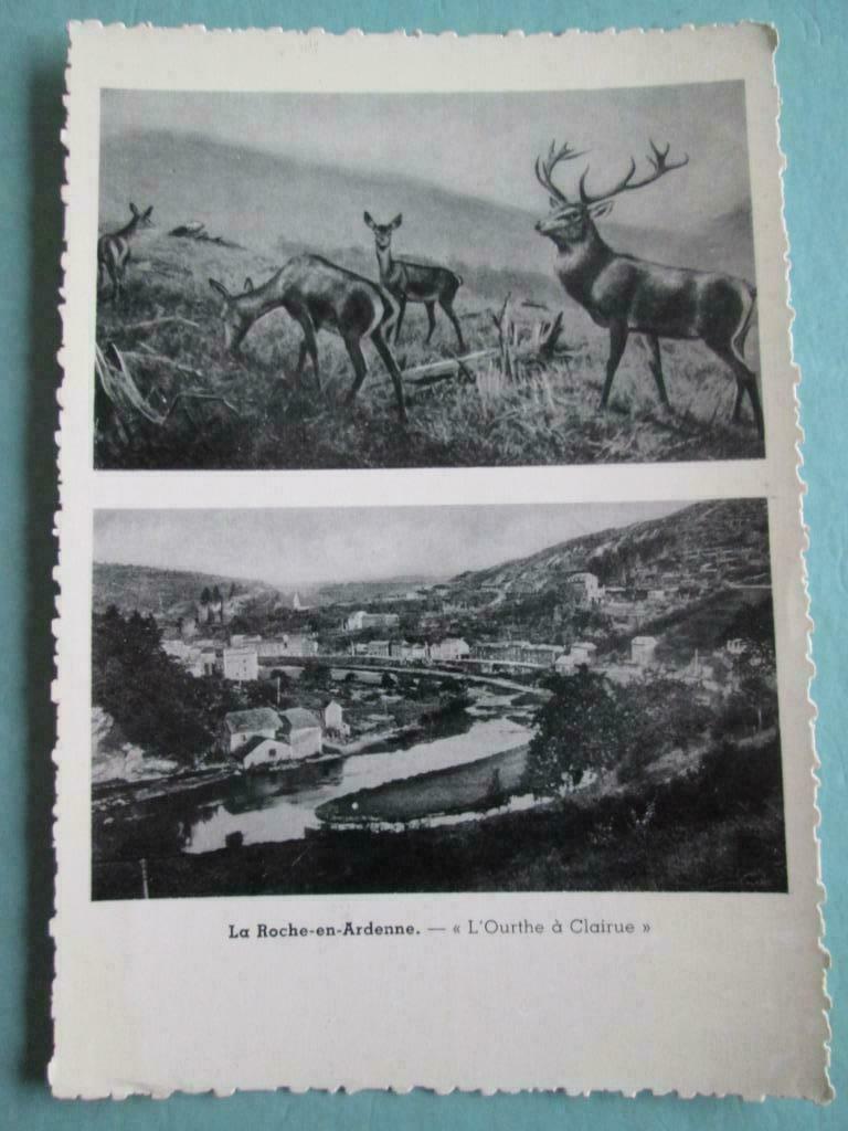 oude postkaart La Roche en Andenne, Envoi