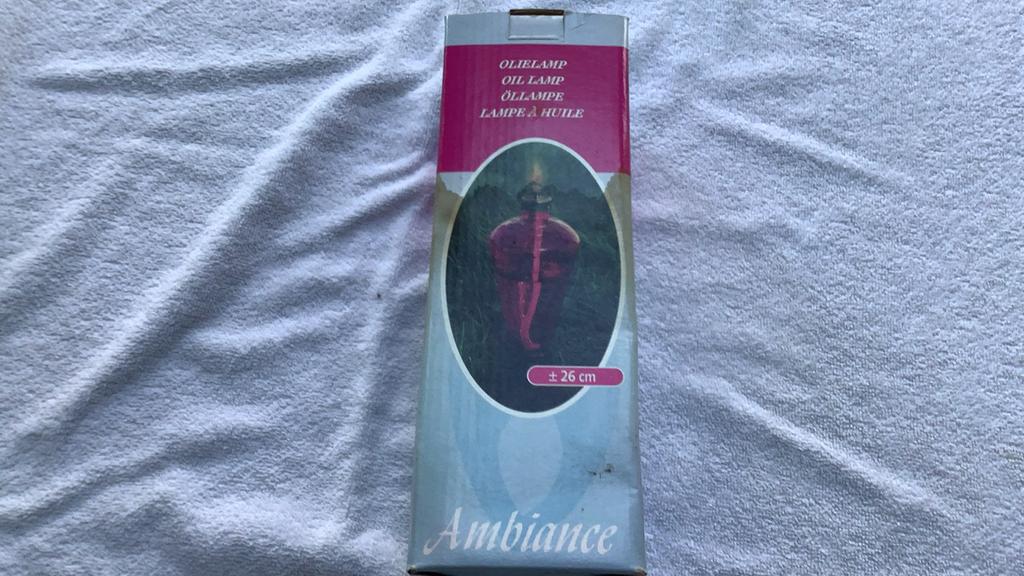 Olielamp voor in de tuin., Enlèvement ou Envoi, Neuf, Verre, Autres types