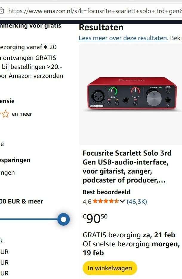 versterker voorversterker, Ophalen, Zo goed als nieuw
