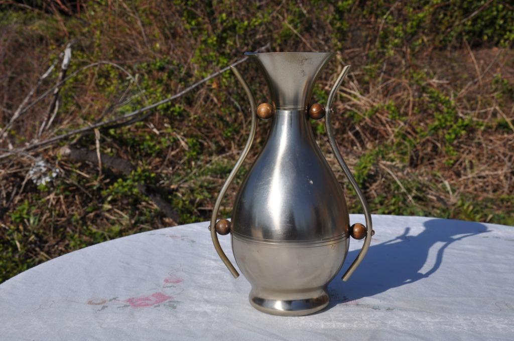 vase ventru en metal avec 2 poignées, Enlèvement ou Envoi