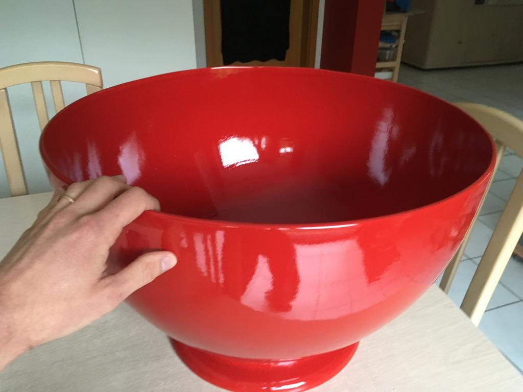 Royal Boch numéro 7 Red Metalic - Pour le champagne, Antiek en Kunst, Antiek | Keramiek en Aardewerk, Ophalen