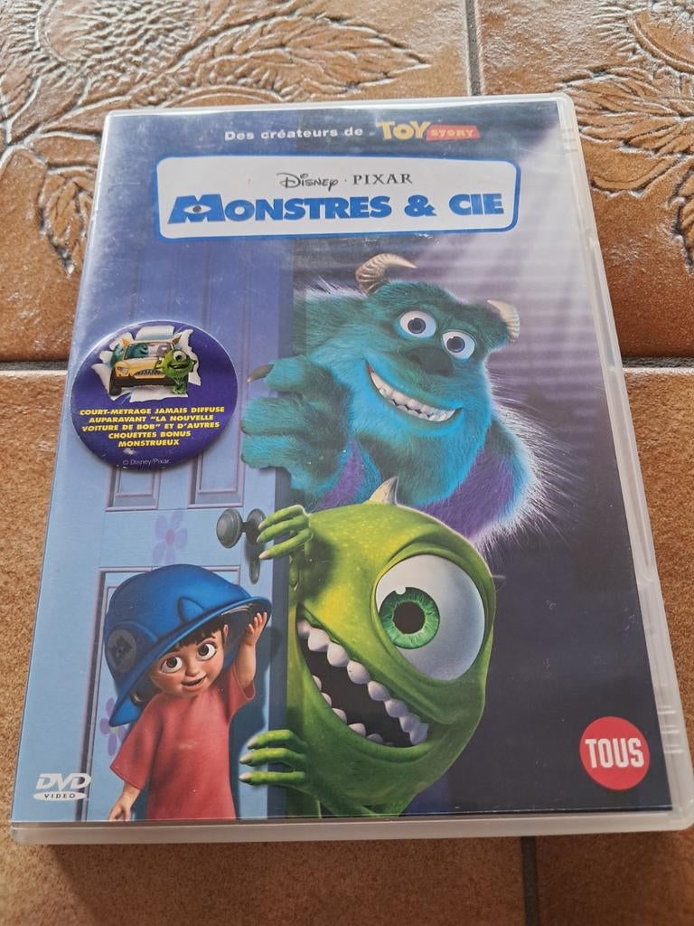 Dvd Monstres & cie, Tous les âges, Enlèvement ou Envoi, Utilisé, Dessin animé