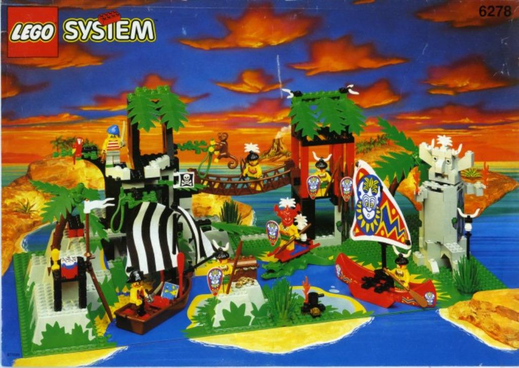 LEGO Pirates Islanders 6278 Enchanted Island, Ophalen of Verzenden, Zo goed als nieuw, Complete set, Lego