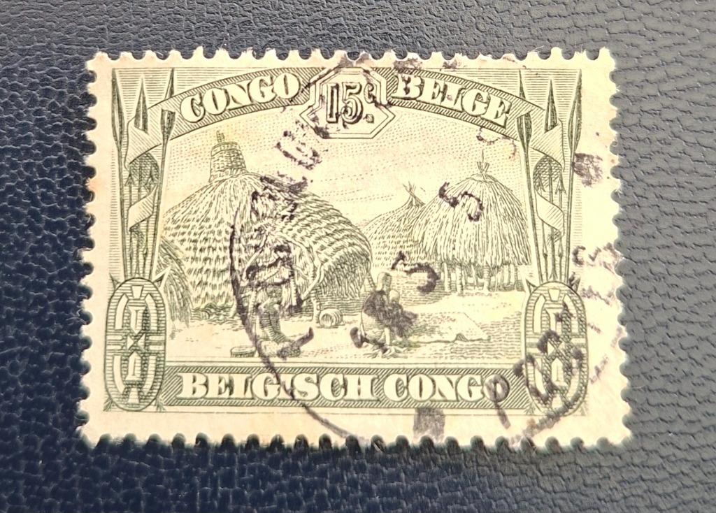 Postzegel Belgisch Congo OBP 169, Ophalen of Verzenden, Gestempeld, Gestempeld