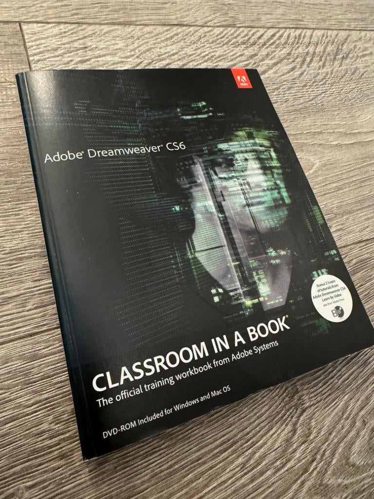 BOEK: Adobe Dreamweaver CS6 - Classroom in a book, Enlèvement ou Envoi, Comme neuf, Logiciel