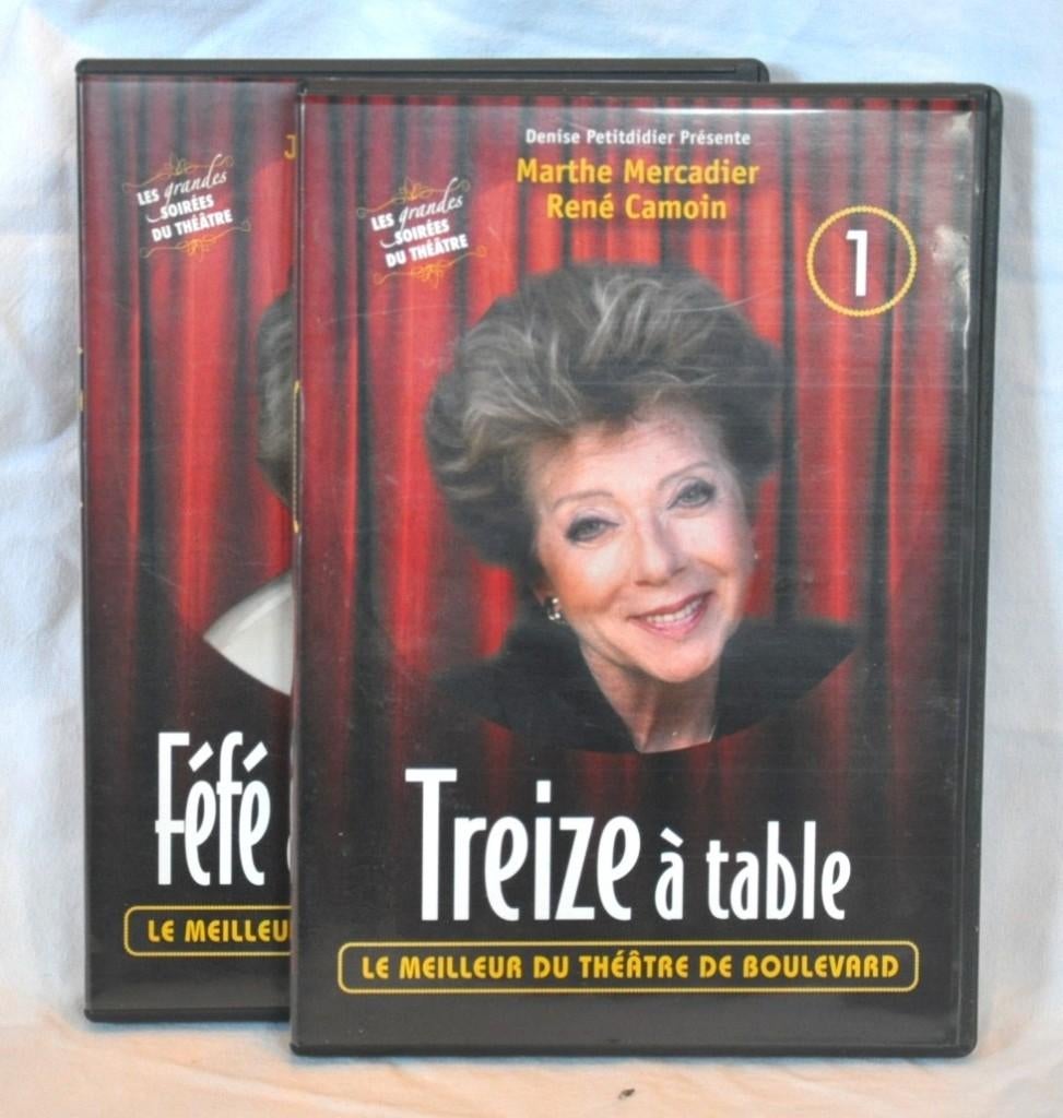 lot de 2 dvd pièces de théâtre (x 20443) CJ, Enlèvement ou Envoi, Utilisé, Stand-up ou Spectacle de théâtre