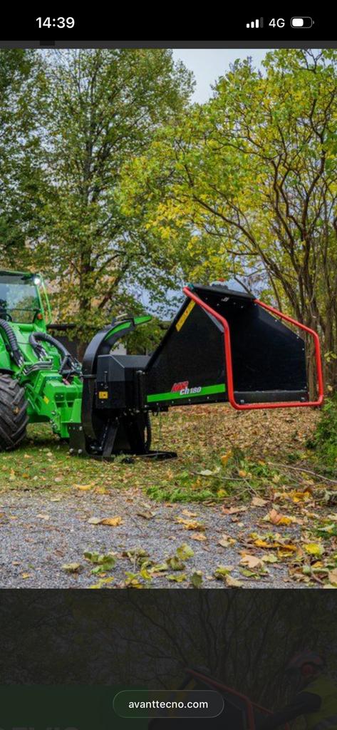 Broyeur de branche ch 180 Avant, Ophalen, Nieuw