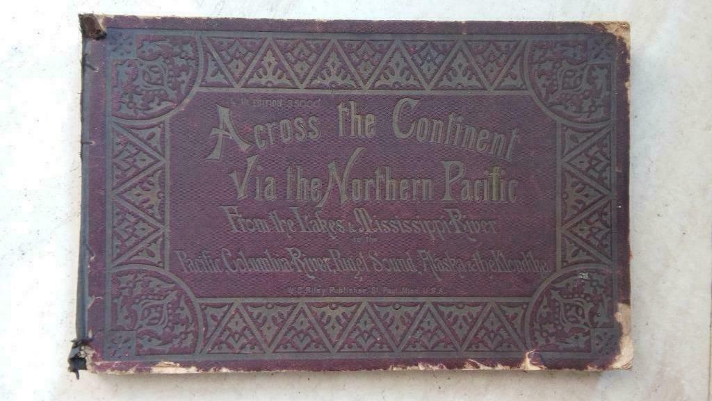 Livre rare 1890: Across the continent via the Northern Pac, Enlèvement ou Envoi