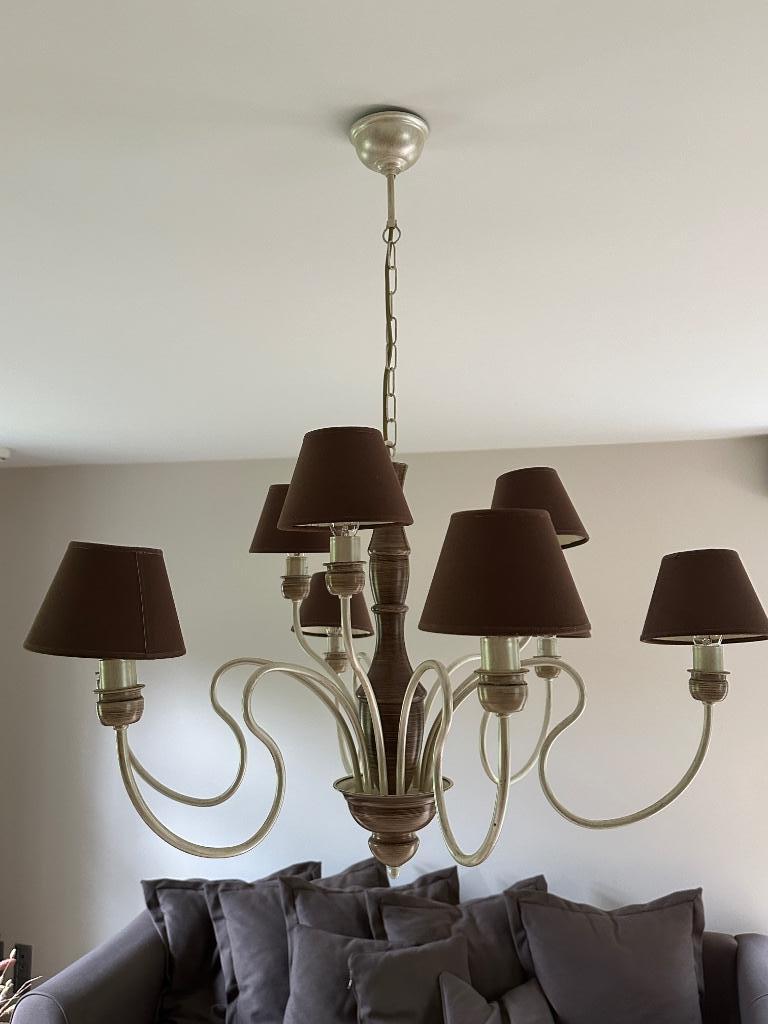 Luster landelijke stijl perfecte staat, Huis en Inrichting, Lampen | Kroonluchters, Ophalen, Zo goed als nieuw