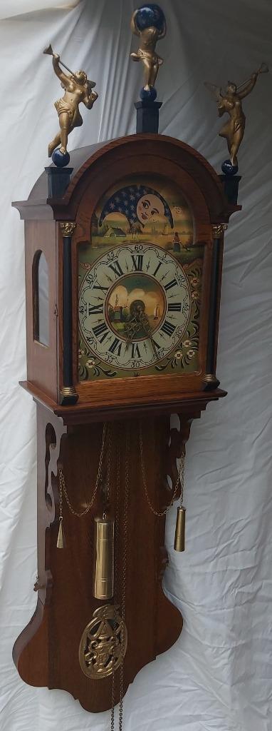grande horloge arrière en chêne, Enlèvement