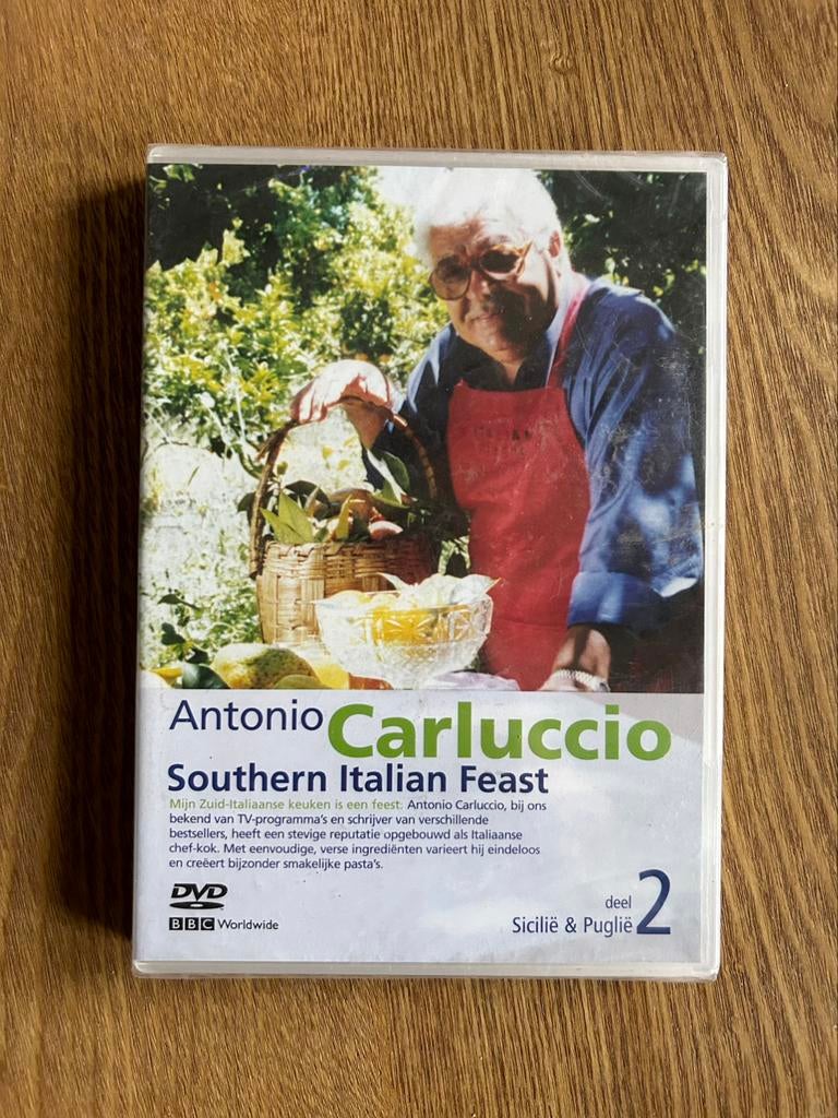 DVD Antonio Carluccio: Sicilië & Puglië (nieuw), Alle leeftijden, Ophalen of Verzenden, Nieuw in verpakking