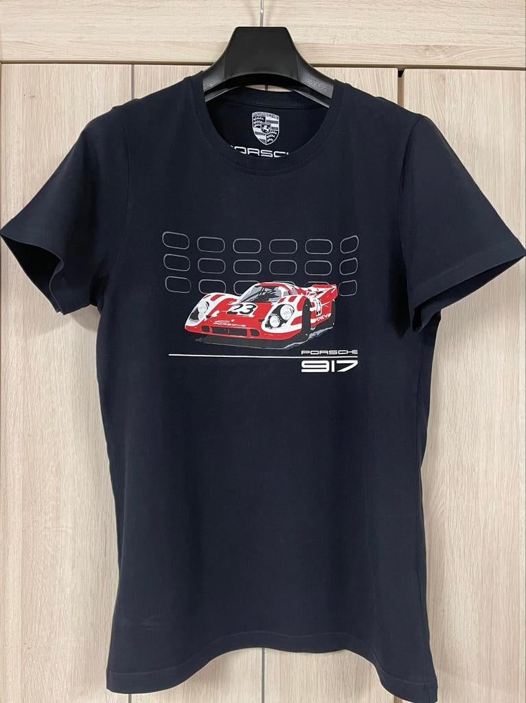 T-shirt : Porsche  : maat S, Zwart, Ophalen of Verzenden, Zo goed als nieuw, Porsche