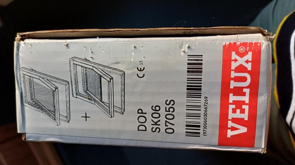 NIEUW Velux DOP  SK06, verduisteringsgordijn en zonnescherm., Ophalen, Nieuw, Grijs