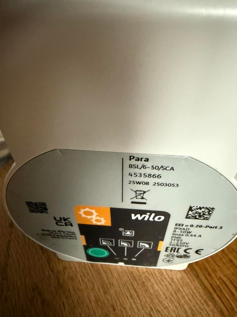 Pompe Wilo Para BSL/6-50/SCA, Enlèvement, Neuf