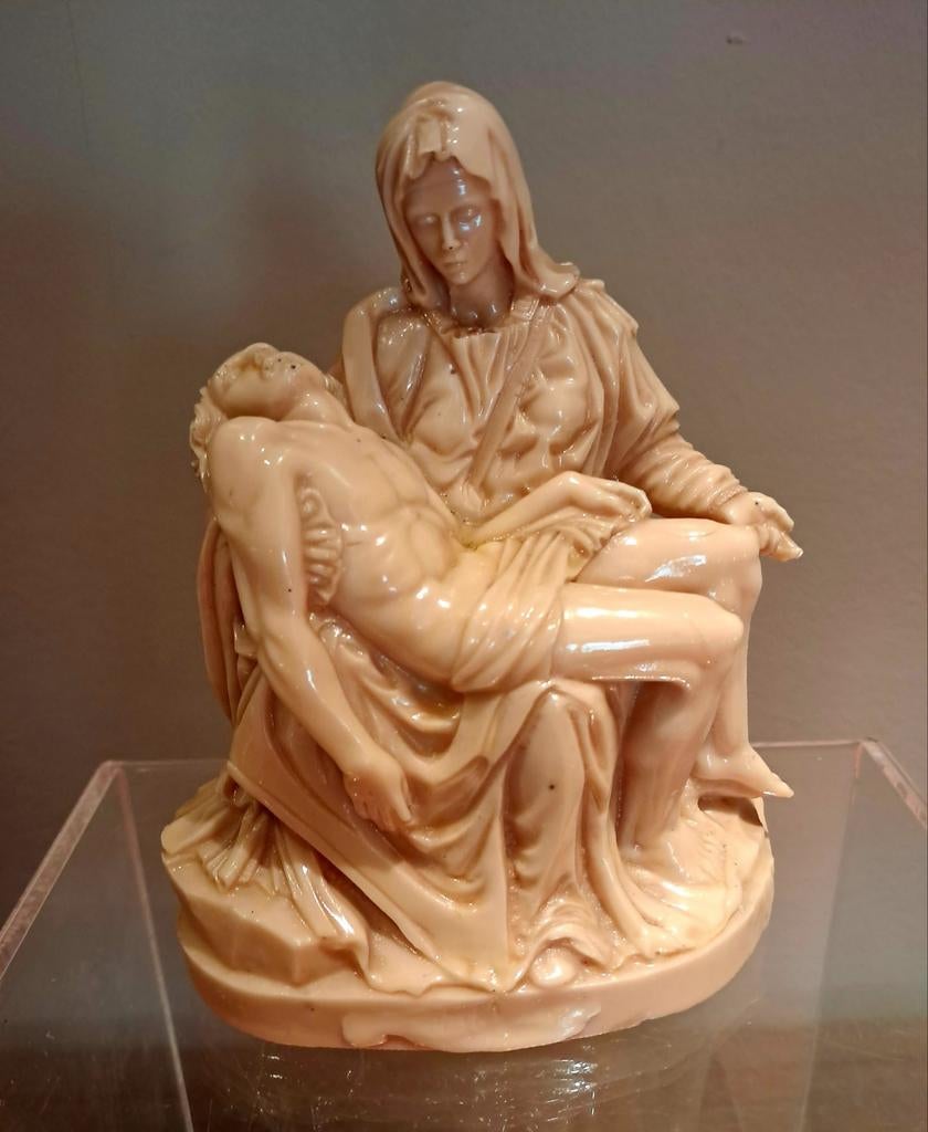 Prachtige, marmeren replica vd Piëta van Michelangelo, Antiquités & Art, Enlèvement ou Envoi