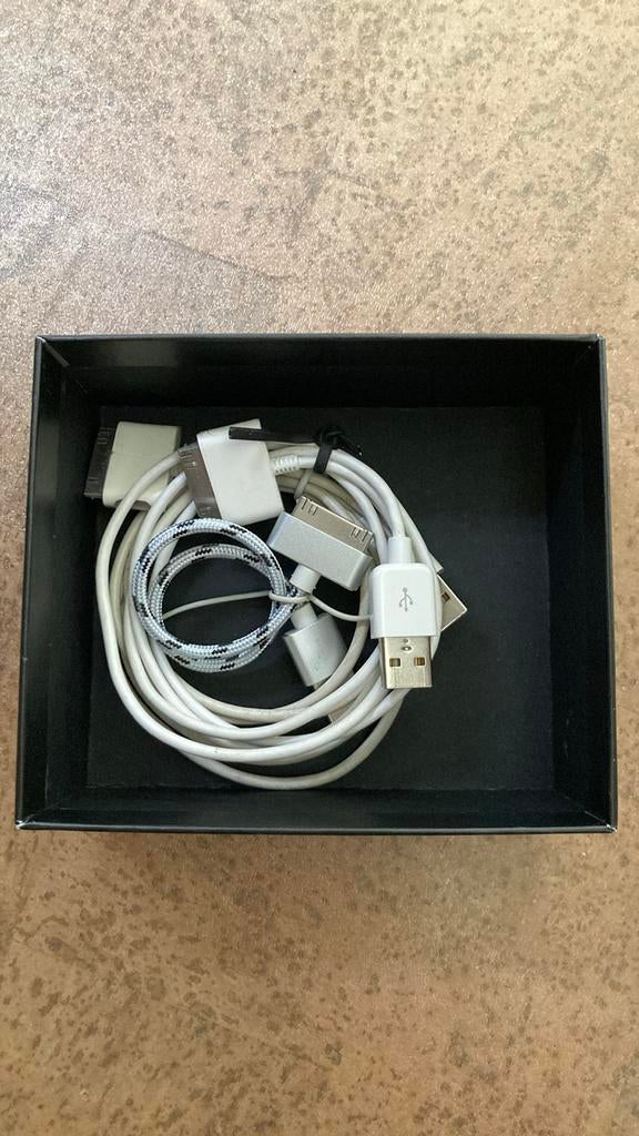 Set apple dock connector kabels, Verzenden, Zo goed als nieuw